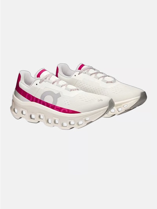 On Clouds Shoes - NIB Anthropologie On Running Women's Cloudmonster in Ivory/Grenadine Size 6